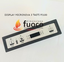 DISPLAY LED MICRONOVA  3 TASTI STUFE EVACALOR ELLEDI ARCA QLIMA PUNTO FUOCO COLA