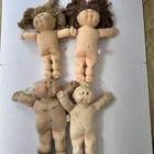 Vintage Cabbage Patch Kids Dolls Lot of 4 For Parts Or Repair 70’s 80’s 90’s