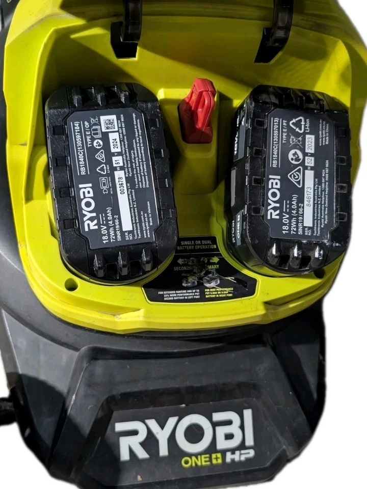 OLM1840BL Ryobi 18V ONE+ 40cm HP Brushless Lawn Mower  2 X 4Ah Battery + Charger - image 2 of 4
