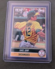 2026 Onyx Vintage GAGE JUMP Blue Parallel 3/125-ATHLETICS- #OV-GAJU