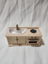 Sylvanian Families Calico Critters Furniture - Kitchen Sink Stove Top  Oven