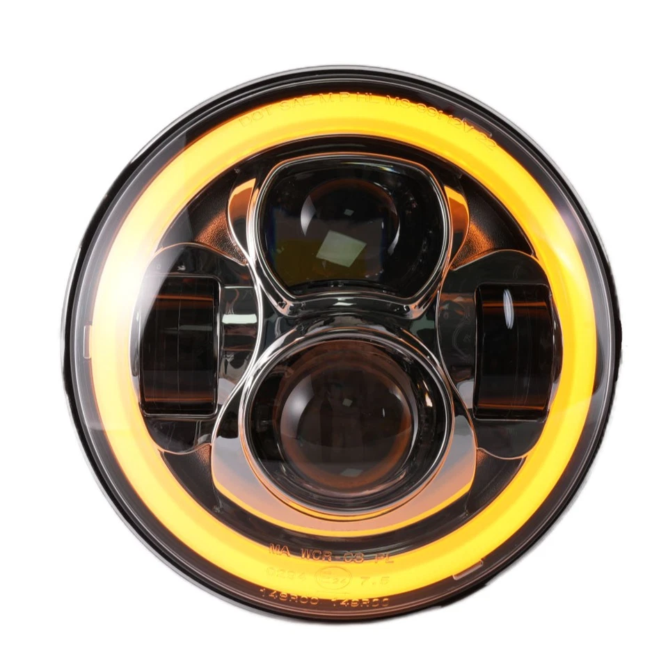 7 Zoll E geprüft LED Scheinwerfer mit DRL für Land Rover Defender Range Rover - Bild 3 von 4