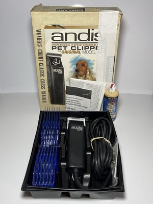 ANDIS 2 SPEED Detachable Plus Model AG2 Made in USA With Attachments