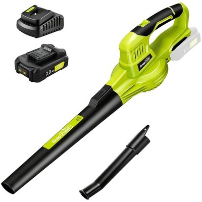Lightweight Cordless Leaf Blower Kit - 20V 2.0Ah Battery