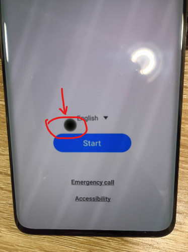 Samsung Galaxy S20+ 5G SM-G986U1 Unlocked - Ink Smudge Dot - FOR PARTS - AS IS