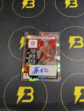 WENYEN GABRIEL 2025/26 Contenders Premium Edition Auto CRACKED ICE #'d /23