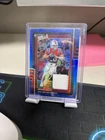 2025 Panini Donruss Optic Threads Drake Maye Blue Hyper Prizm #DTBH-DME