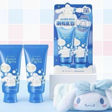 Paquete de 2 espuma limpiadora Senka Perfect Whip 1+1 de 120 g de papel de cinamo lavado facial