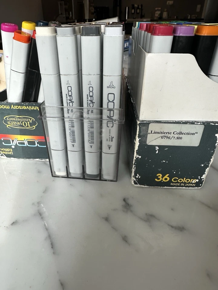 Original Copic Sketch Marker - Großes set Gebraucht 79 Farben - Bild 4 von 4