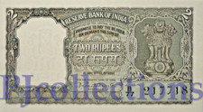 INDIA 2 RUPEES 1962/67 PICK 31 UNC W/PINHOLES