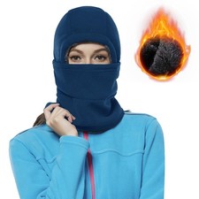 Ski Mask for Women Men, Sherpa Hood Ski Mask, Winter Balaclava Windproof Hood...