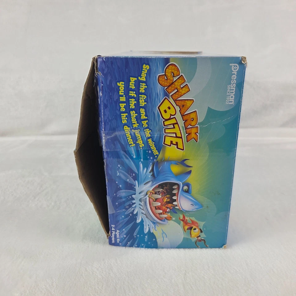 Shark Bite Game Pressman Family Board Game Missing 1 Creature Almost Complete - Image 4 of 4