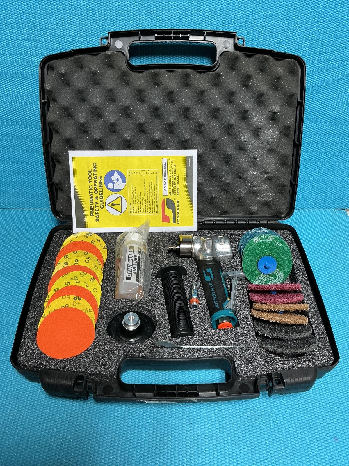 Dynabrade 48420, 3" Dia. Epic Finish Kit. 15000 RPM.