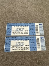 Vintage Jethro Tull 2005 Denver Concert Tickets