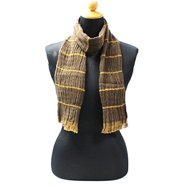 Authentic Burberry Cotton Rectangular Scarf, Brow… - image 1