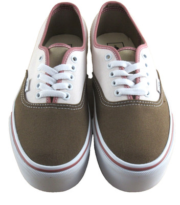 Vans Women's Authentic Stackform Earthy Blocking Multi Platform Shoes Size 9.5