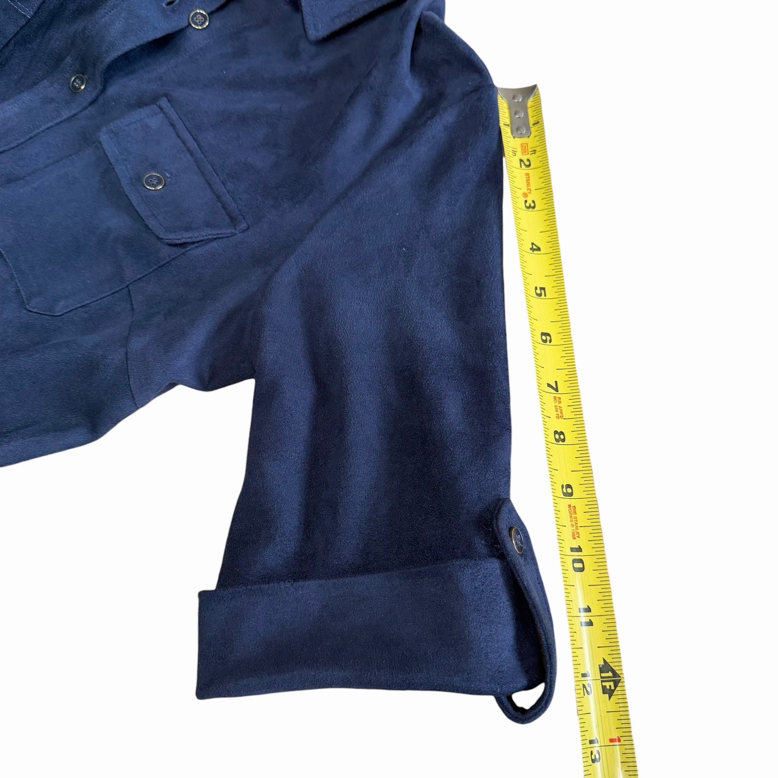 J McLaughlin Solid Navy Haarlem Belted Shirt Dres… - image 5