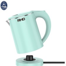 0.5L Portable Electric Kettle 600W Stainless Steel Travel Tea Coffee Boil-Dry...