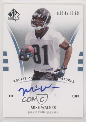 2007 SP Authentic Authentics Signatures Mike Sims-Walker Rookie Auto RC fm0