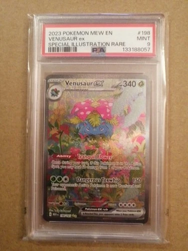 Pokemon Venusaur ex SV151 198/165 Special Illustration Rare PSA 9