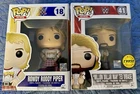 FUNKO POP WWE ROWDY RODDY PIPER & MILLION DOLLAR MAN TED DIBIASE CHASE NIB
