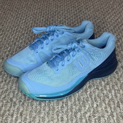 Wilson Rush Pro 3.0 Women's Tennis Shoes Light Blue Athletic Sneakers Size 7.5