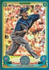 2019 Topps Gypsy Queen JOSH HADER Indigo Chrome Box Topper /150  -BREWERS-