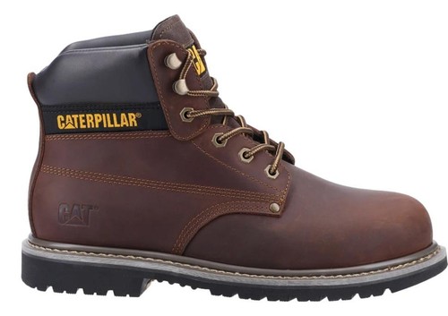 Mens Caterpillar PowerPlant Safety Classic Steel Toe Work Boots Sizes 6 to 13 - Picture 7 of 13