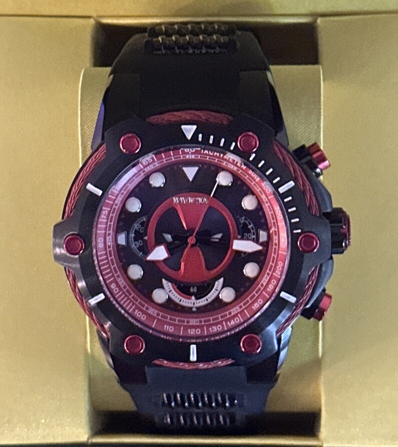 【INVICTA × MARVEL】　デッドプール Invicta Marvel Deadpool Punisher Men's 47mm Pro Diver L.e.