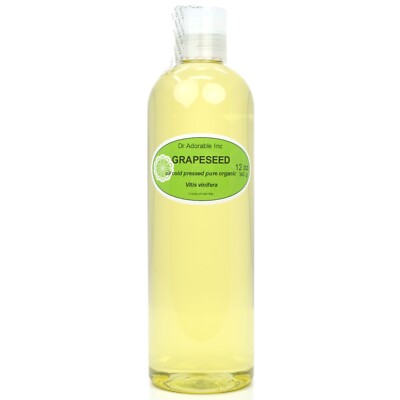 12 OZ GRAPESEED OIL ORGANIC SOAP COOKING SKIN CARE