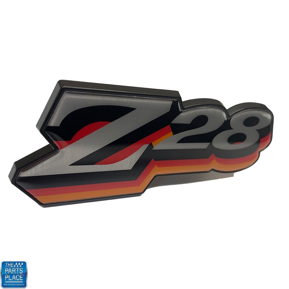 1978 Camaro Z-28 Z28 Front Grille Grill Emblem Red / Orange 475528