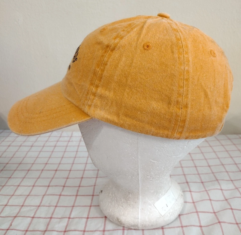 VTG Cayman Islands Turtle Center Cap Hat Orange Adjustable Embroidered Summer - Image 3 of 4