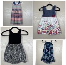 Gap Girl Lot Of 4 floral summer dresses different brand Size 5
