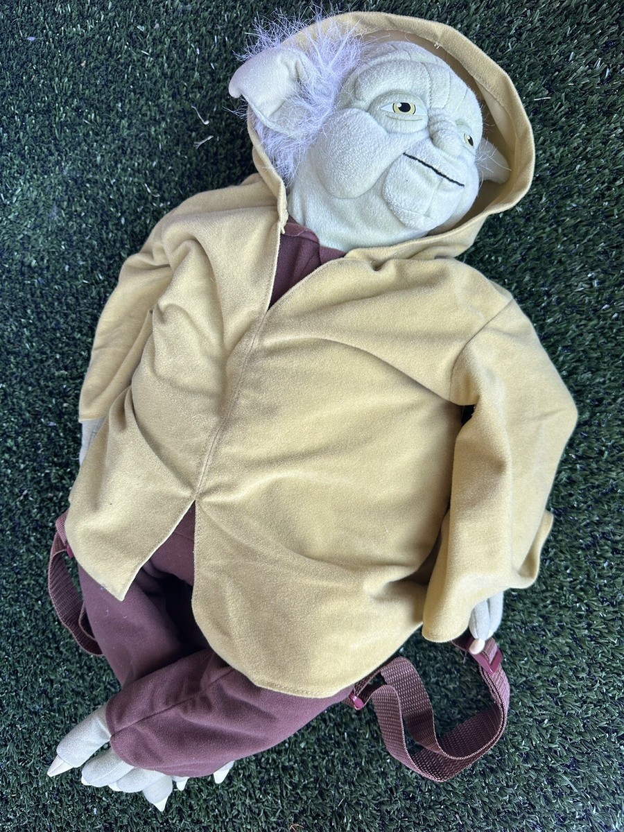 Disney Parks Star Wars Collectible Large Yoda Backpack RARE  display picture 2