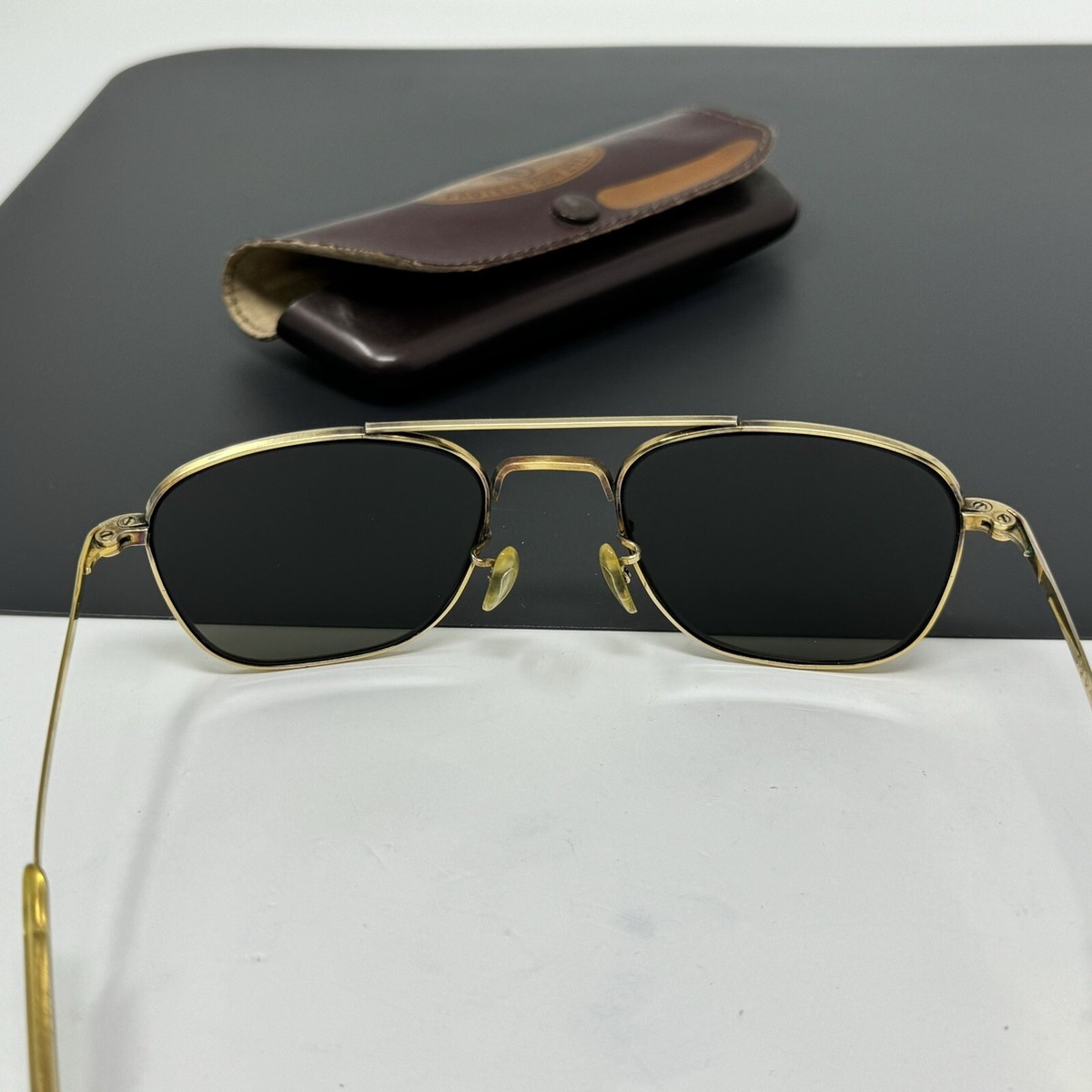 American Optical 5 1/2 Gold Filled 12K GF Vintage Aviator