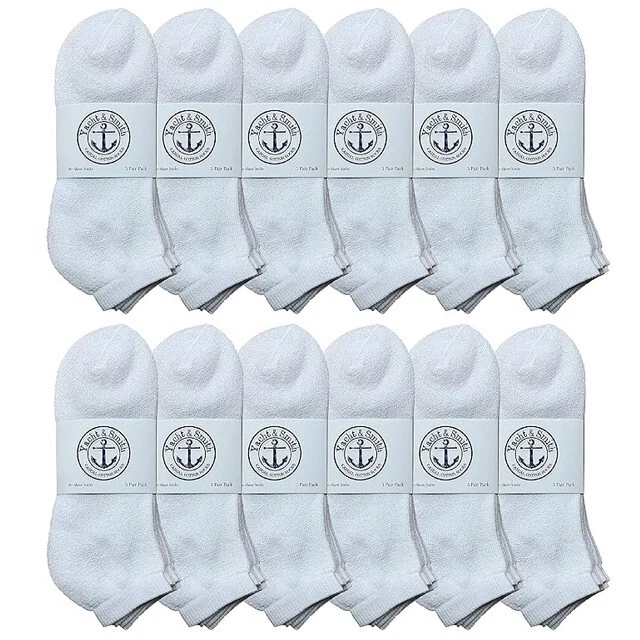 Mens Wholesale Bulk No Show Ankle Socks, Big And Tall Cotton Sport Athletic Sock