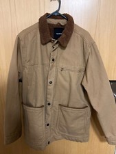 Giacca Pull and Bear marrone fodera sherpa uomo taglia media 