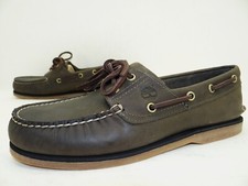 Timberland Classic Bootsschuhe 2 EYE Halbschuhe Herren Schuhe Leder Gr.42 Grey