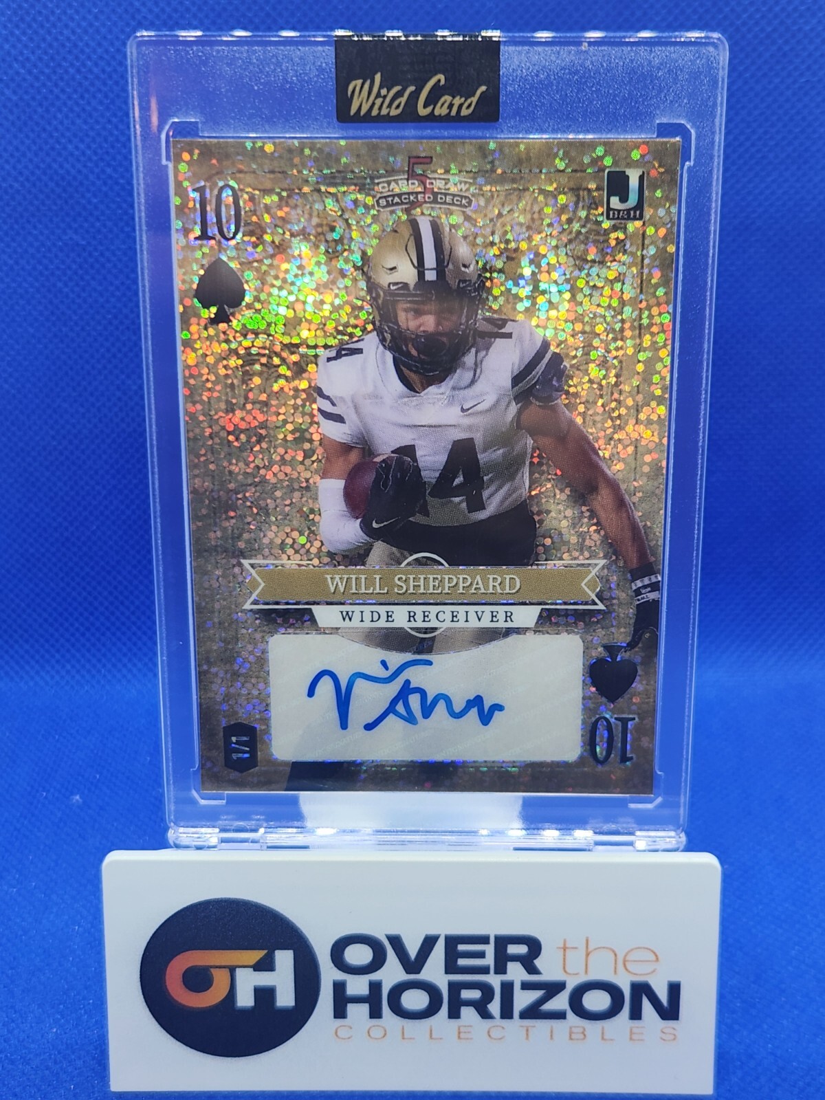 2023 Wild Card Will Sheppard Auto 5 Card Draw Stacked Deck RC 1/1
