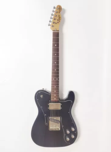 1982-1983 Squier Japan CTC-55 Black JV Serial MIJ Telecaster Custom SH W/HSC