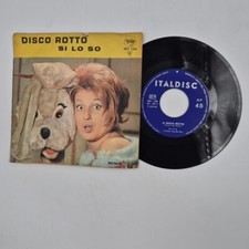 45 giri pop MINA - Il Disco Rotto Sì Lo So MH 128 Chanson Vocal 