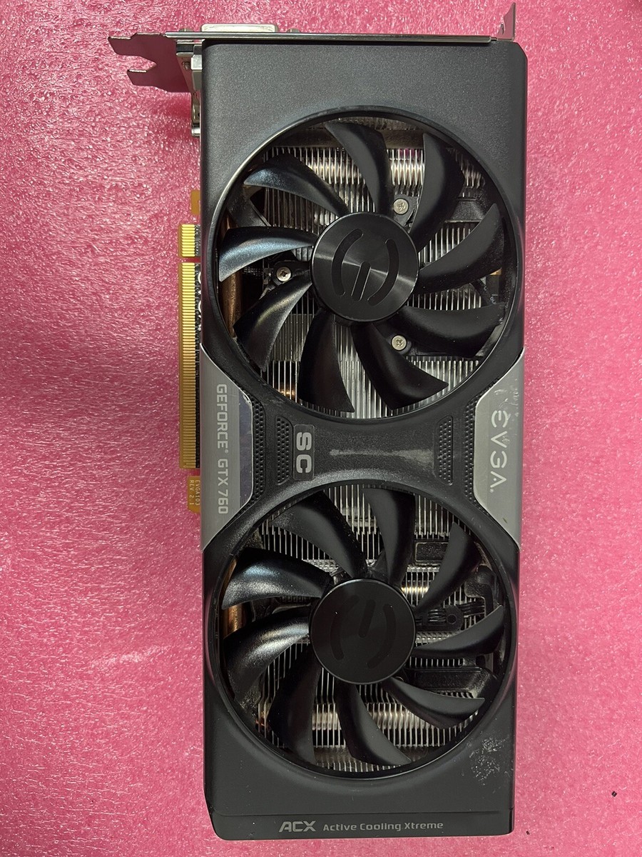 EVGA NVIDIA GeForce GTX 760 2GB GDDR5 Graphics Card (02G-P4-3765-KR)