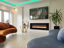 Image of Panoramic Widescreen 50" / 60" HD+ UHD LED Electric Fire - Wall mounted / Inset