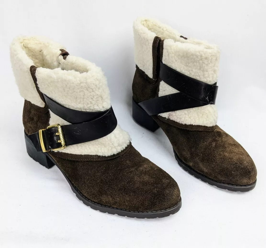 Charles by charles david clearance jen faux shearling lined bootie