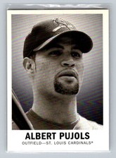 2003 Leaf 60 Black & White #44 Albert Pujols St. Louis Cardinals Baseball Card