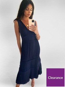 pinafore midi dress uk