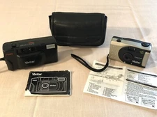 Vivitar Point 'n Shoot PS:20 Camera & Vivitar Focus Free PN2011 Camera, Untested