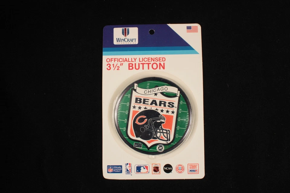 5 botones de prendedor vintage de los Chicago Bears 1971 Iron Mike ¡y más! Foto 2 de 4