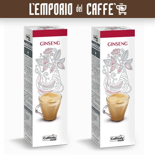 CAFFITALY ECAFFÉ Caffè Caffitaly Ecaffè Ginseng 50 Capsule Cialde - 100% Originale