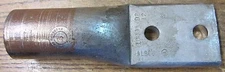 UNUSED NOS Penn Union BLUA-100D2 1/2" Inch Aluminum Penn Crimps Terminal Lug